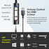 Earbay USB Headset with Microphone for PC, Noise Cancelling Computer Headset with 3.5mm Jack On-Ear Wired Headphones