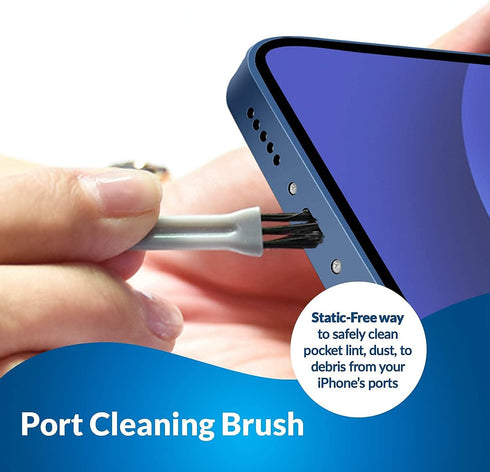 Dust Plugs (2-Pack) - Compatible with Lightning Port, iPhone 14-7, Plus, Max, Pro, iPad, Aluminum Build