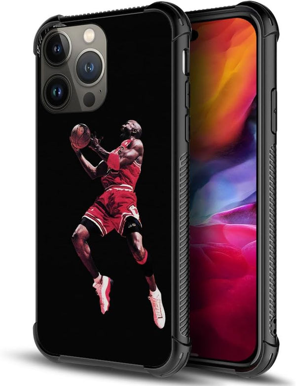 Basketball Player 37 Pattern Case for iPhone 13 Pro Max, Anti-Scratch Shockproof Cover for Boys, 6.7-inch.
