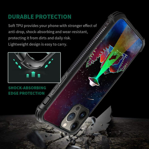 ZHEGAILIAN Aliens Hijack Bull Case for iPhone 15 Pro Max, 6.7" Soft TPU Bumper with UNBreak Reinforced Corners.