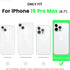 ORNARTO Compatible with iPhone 15 Pro Max Case 6.7", Slim Liquid Silicone 3 Layers Soft Gel Rubber Shockproof Protective Phone Case with Anti-Scratch Microfiber Lining-Chalk Pink