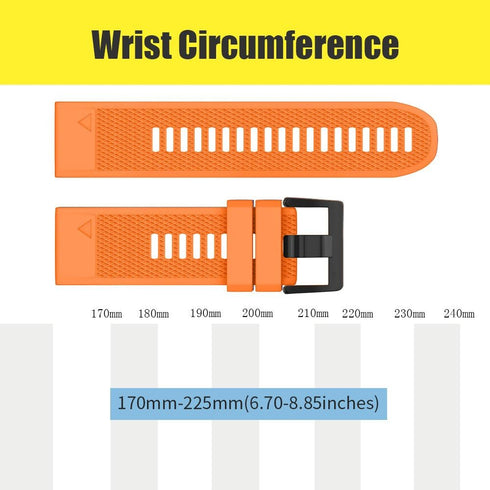 ANCOOL for Fenix 7X/Fenix 6X/Fenix 5X/Fenix 8 Watch Band, 26mm Quickfit Bands Compatible with Fenix Smartwatch