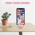 Seninda Funny Pig Phone Holder Pink Resin Cellphone Stand with Playful Upside-Down Design, Cute Animal Desk Accessory