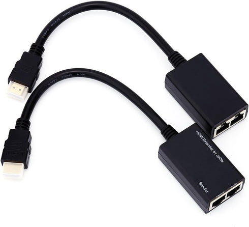 30M HDMI Extender Repeater by CAT5e, Sender + Receiver, TMDS DDC Over RJ45, Supports 1080P