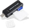 Wansurs Micro SD Card Reader, 5Gbps 2-in-1 USB C Memory Card Reader for