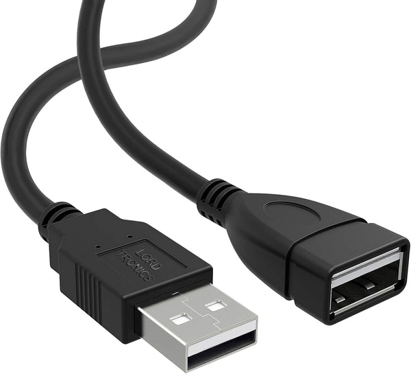 3FT USB to USB Male to Female Extension Cable, USB A Male to USB A Female Data Transfer and Charging Adapter for