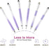 Penyeah Stylus Pen - 4 in 1 Universal Touch Screen Disc Tip/Mesh & Rubber Tip for iPad/iPhone/Android - Dream Purple