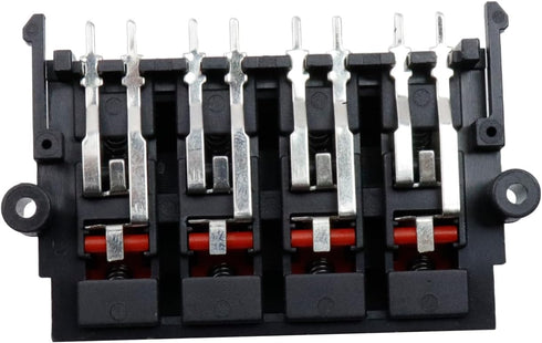 WP8-15 Spring Speaker Terminal Clip Push Release Connector Cable Terminals Strip Block, 5Pcs