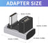 Duttek 240W USB C 180 Degree Adapter, U Shape Type C Male to Female Connector for Thunderbolt, MacBook, 2 Pack