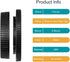 Camera Body Cap and Lens Rear Cap Cover Replacement Set for Samsung NX Mount Cameras and Lens, 2 Sets