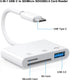 Smilebridge 17 16 15 3-in-1 USB C SD Card Reader for iPhone Pro Max iPad MacBook, Type C Memory Trail Camera Card