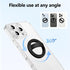 QxbBox Magnetic Silicone Ring Grip Phone Holder, Rotating Finger Loop Ring Grip Holder, Soft and Portable, Strong