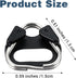 Sorcristy Lug Ring Camera Strap, Stainless Steel Triangle Split Ring and ABS Cap with All Brand D-SLR Rangefinder