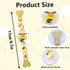Silicone Beaded Strap for Kindle Charm - Cute Bee Style Hand Strap Bracelet Grip Chain for E-Reader, Bookish Gift