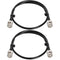 2FT 50 Ohm RG58 Coax Cable 2PCS BNC Male to Male Extension Coaxial Cable with Connectors