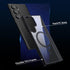 Magnetic Galaxy S22 Ultra Case, Black Slim Protective Translucent Matte, Compatible with MagSafe, 10 FT Military Grade