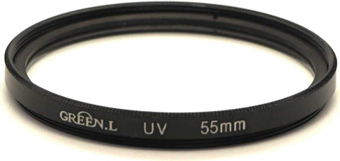D3500 Lens Cap & UV Filter - Digital Multi-Coated Slim Frame Glass for Nikon D3500 D3400 D5600 with AF-P 18-55mm