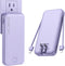 Portable Charger 12000mAh with Built-in Cable and AC Wall Plug, 22.5W Super Fast Charging for iPhone, Samsung, Tablets