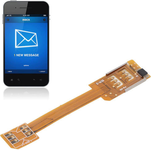 Diyeeni SIM Card Extender for Android Phones, Dual Card Adapter, FPC Material, Lightweight,