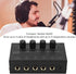 DAUERHAFT 4 Channel Stereo Headphone Amp - Ultra Low Noise Mini Earphone Splitter for Sound Reinforcement (US Plug)