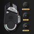 YIMAGUJRX Glass Mouse Skates for Logitech G 502 Lightspeed Wireless,Fastest and Smoothest Mouse Feet/Skates (White Print)