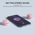 Smallest Bluetooth Speaker, Mini Wireless Cute Bluetooth Speaker with Bluetooth 5.0 for Travel Outdoor Sound, Pink