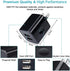 USB Wall Charger, 3 Pack 2.4A Dual Port Charging Block Power Adapter for iPhone 16 15 14 13 12 11 Pro Max
