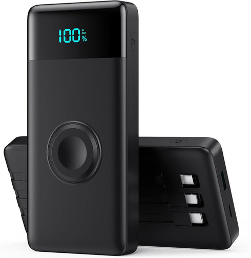 HETP Portable Charger 10800mAh QC4.0+PD 25W Fast Charging USB C Power Bank,6 Outputs