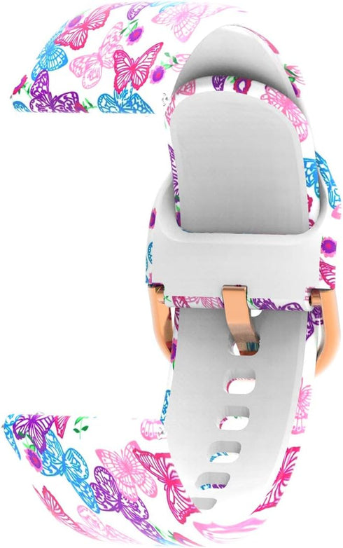 Compatible for MILOUZ IDW19/ENOMIR IDW19/Hoowel IDW19/Faweio IDW19/Amzhero IDW19 Bands for Women, Fadeless Patterned Printed Watch Strap Replacement Wristbands Accessories for MILOUZ IDW19 Smartwatch