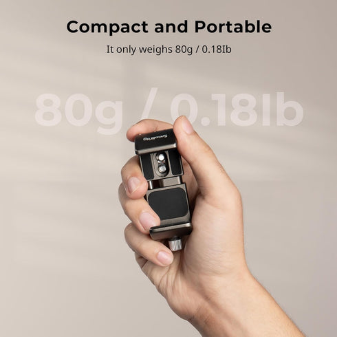 SmallRig Power Bank Holder, Clamp Mount for Camera, Compatible with Power Banks (Width 2.1"–3.3", Thickness 0.6"–1")
