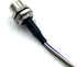 M12 8Pin Female Connector Cable, A Coded Straight Back Mount, 1M Waterproof Female Aviation Socket