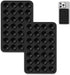 2 Pack Suction Cup Phone Case Mount, Double-Sided Silicon Sticky Stand for iPhone and Android