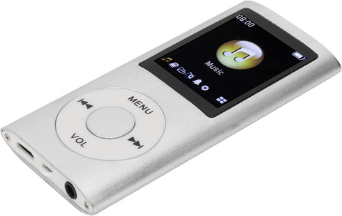 Gegong MP3 1.8 Inch Portable Player Compact Design LCD High Fidelity Sound Music Player Digital Audio Device Metal Body