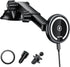 Wireless Car Charger with Fast Max 36W QC3.0 Adapter, Magnetic Magsafe Mount, Retractable Phone Holder for iPhone