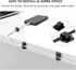 Cable Management Organizer Kit, 2 Cable Sleeve Split with 41 Self Adhesive Cable Clips, 100 Fastening Cable Ties