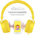 gorsun Kids Headphones, Lightweight Stereo Wired Toddler Headset with Adjustable Headband for Smartphones, Computer,