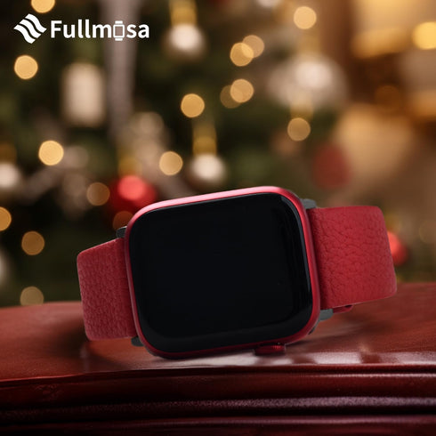 Fullmosa Leather Bands Compatible with Apple Watch, 41mm 40mm 38mm 42mm, Top Grain Genuine Leather Strap
