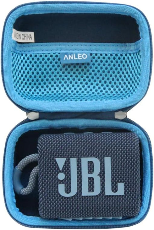 Hard Travel Case for JBL Go 3 / Go 4 Portable Bluetooth Speaker (Blue)