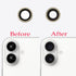 2pcs/Set 16 Back Camera Lens Glass Replacement for iPhone Plus Camera Lens Replacement with Pre-Installed Adhesive +