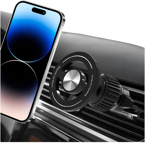 Sandfren Car Magnetic Phone Holder, 360 Adjustable HandsFree Vehicle Air Vent Cellphone Mount