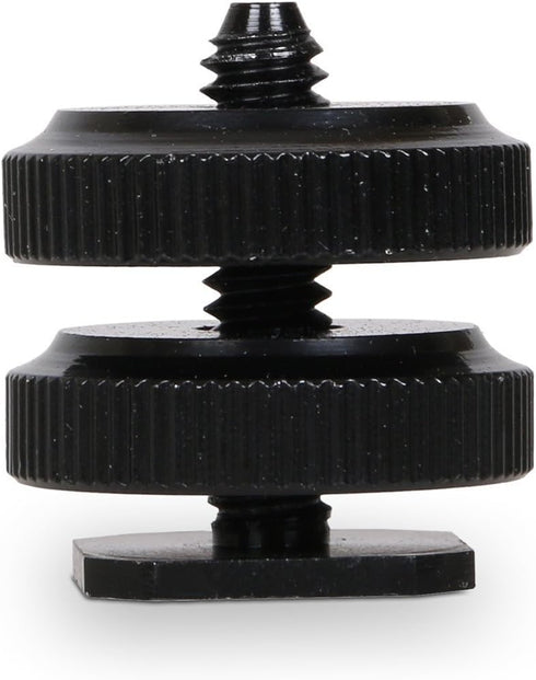 SLOW DOLPHIN 1/4 Inch Hot Shoe Mount Adapter Tripod Screw for DSLR Camera Rig (2 Packs)