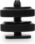 SLOW DOLPHIN 1/4 Inch Hot Shoe Mount Adapter Tripod Screw for DSLR Camera Rig (2 Packs)