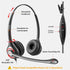Headset Headset 2.5mm Wantek Phone with Microphone Noise Cancelling,Telephone Jack Compatible with Panasonic AT&T