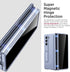 Samsung Galaxy Z Fold 5 Case by Miimall: Ice Blue, with Privacy Screen Protector, Kickstand & Magnetic Hinge Protection.