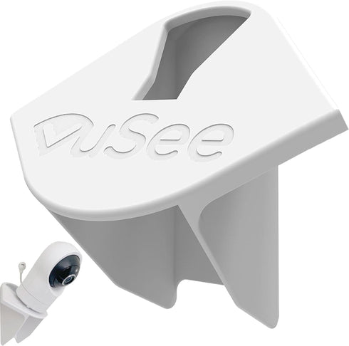 Anywhere Baby Monitor Mount, Compatible with Most Baby Brands, Simple Peel and Stick Installation, 1 Pack, White