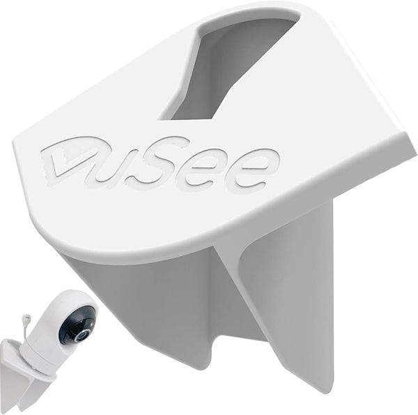 Anywhere Baby Monitor Mount, Compatible with Most Baby Brands, Simple Peel and Stick Installation, 1 Pack, White