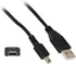CableWholesale 1.5 feet Digital Video Camera USB Cable, USB Type A to