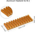 uxcell M.2 Aluminum Heatsink Kit – 70x22x6mm Slotted Design with Silicone Thermal Pads for 2280 SSD