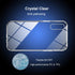 TENOC Phone Case Compatible with iPhone Xs Max, Non-Yellowing Clear Protective Bumper Hard Back Cover for 6.5 Inch