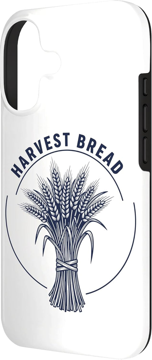 Grain and Hearth 17 Harvest Wheat Bread Bakery Emblem Design Case for iPhone